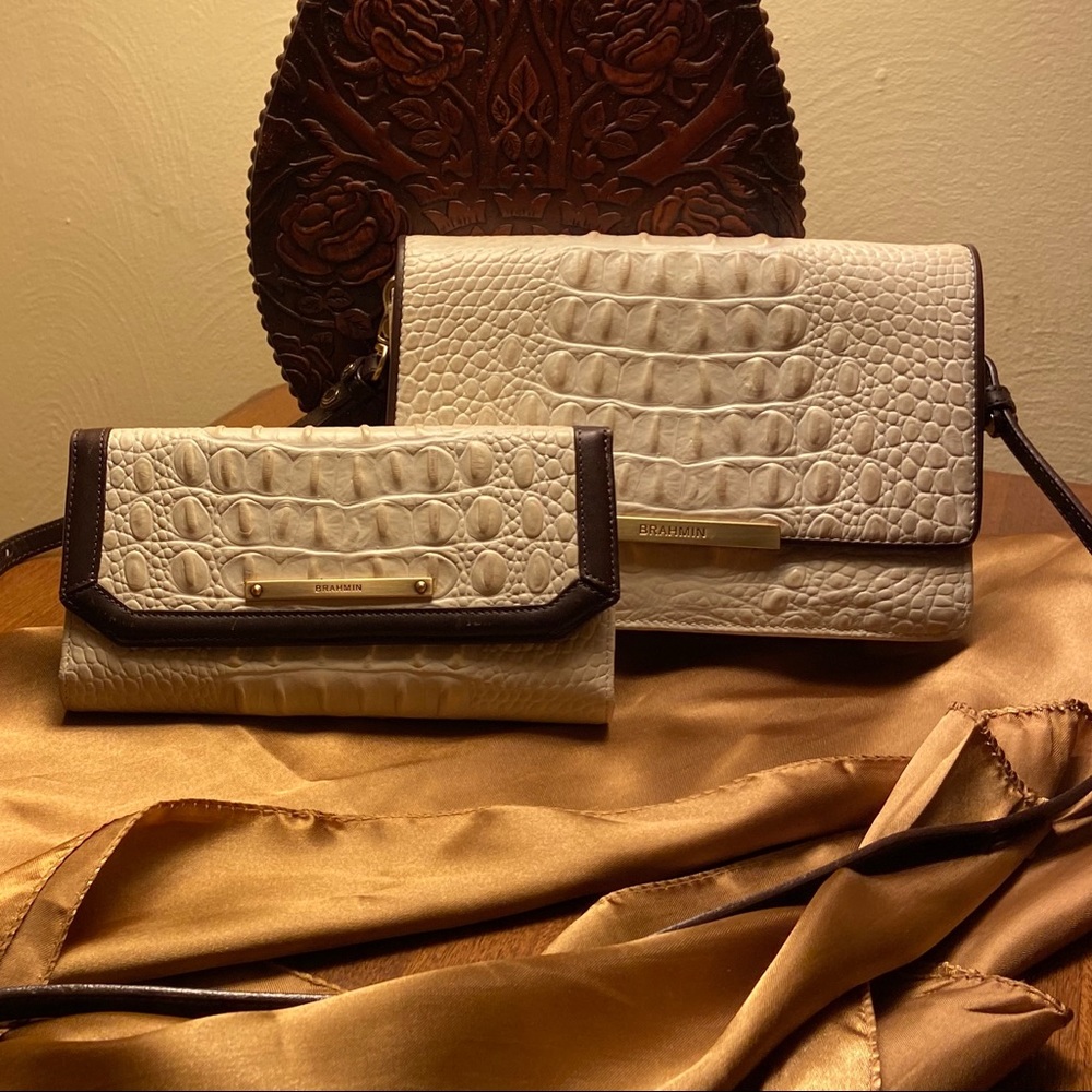 NEW Brahmin Crossbody Bag AND Wallet